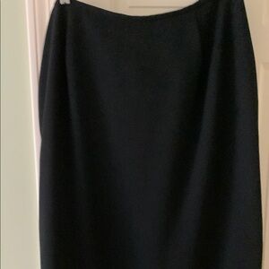 Evan Picone Black Midi Pencil Skirt for Work